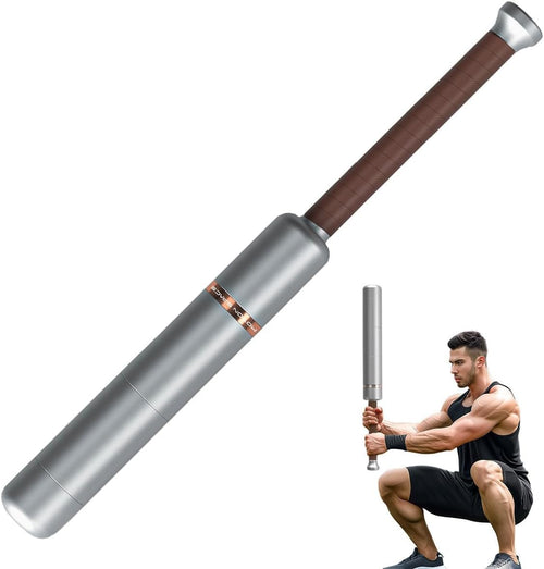 Adjustable Macebell Clubbell for Strength Training, 6/8-in-1, Premium Steel Indian Club, 17.5 lbs/30 lbs (17.5, Pounds)