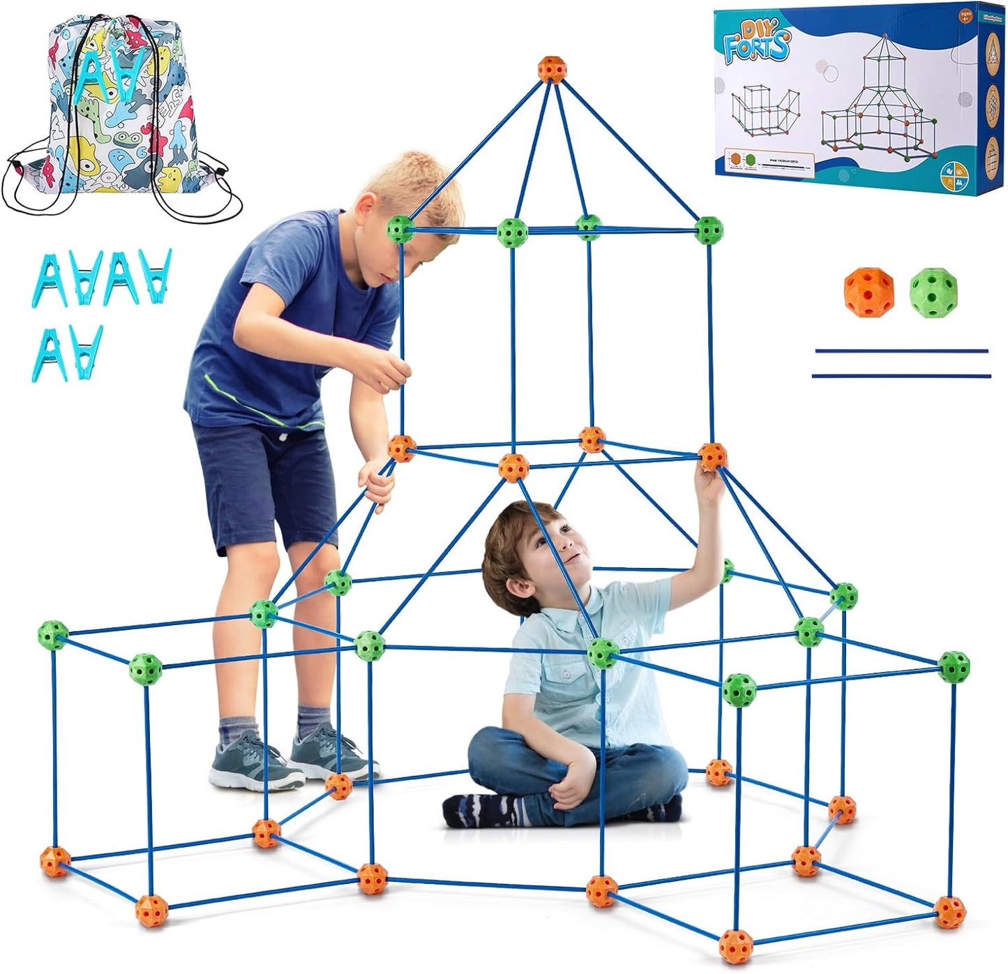 Creative Fort Building Kit for Kids