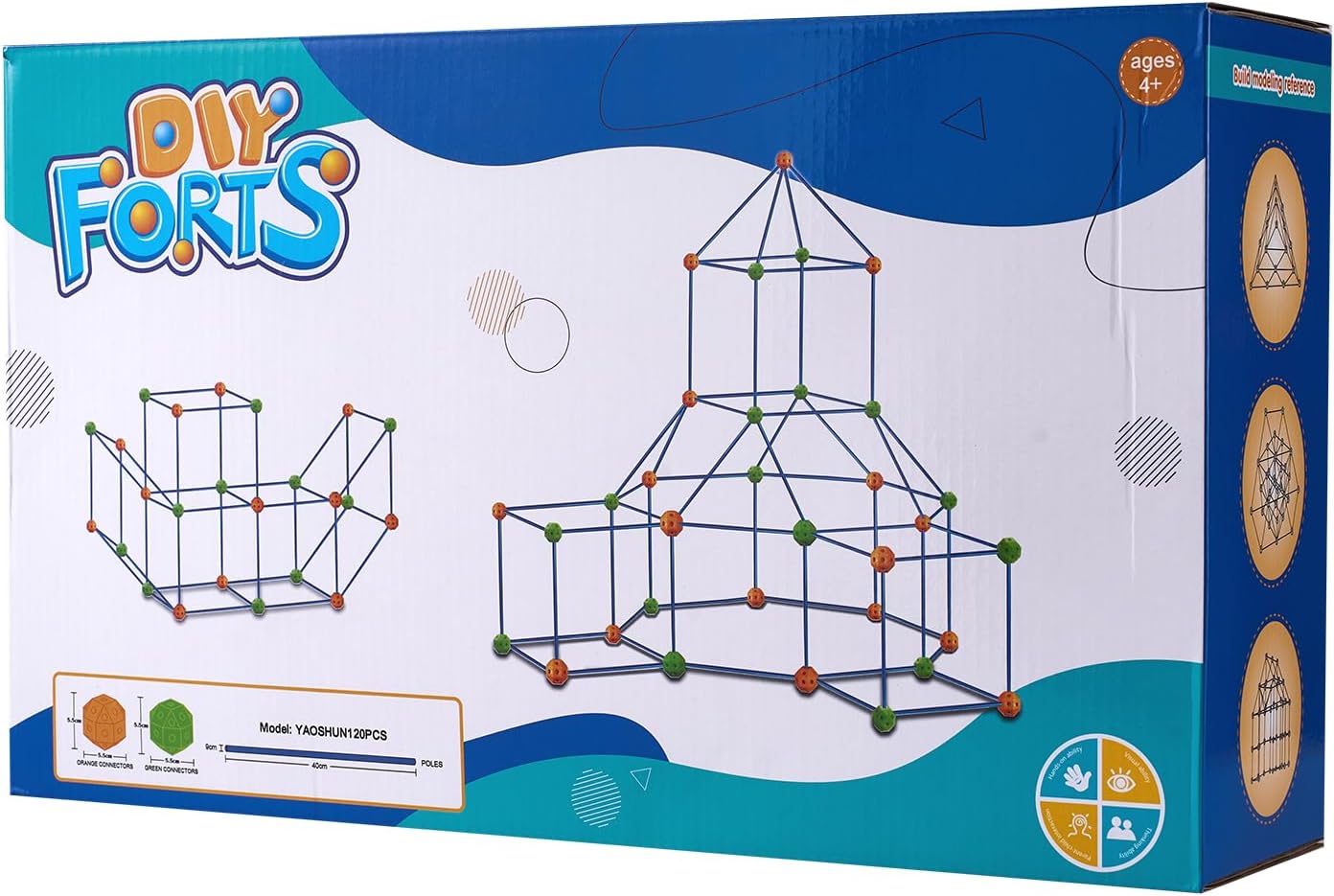 Creative Fort Building Kit for Kids