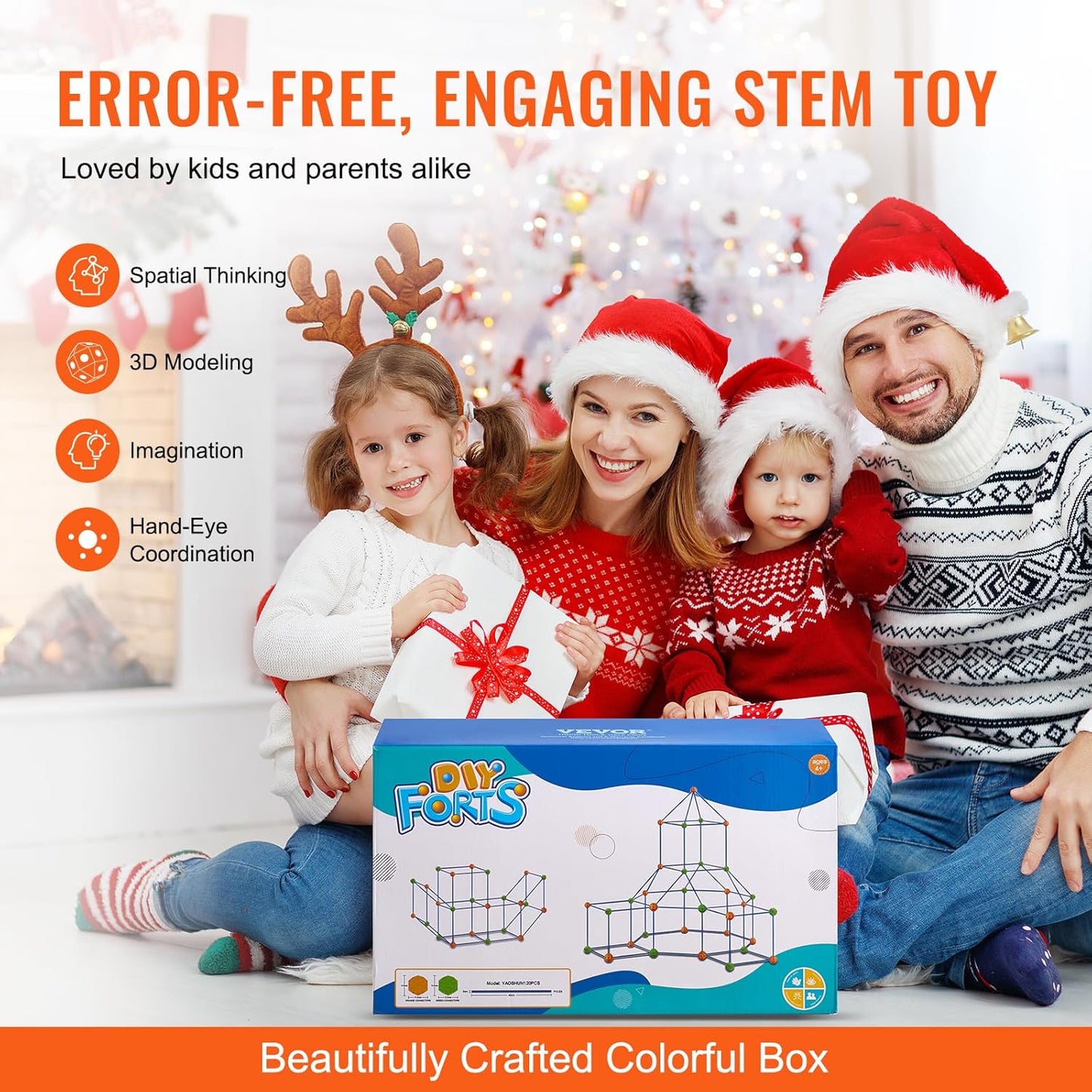 Creative Fort Building Kit for Kids